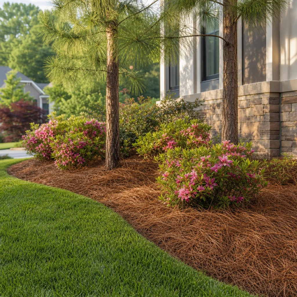Pine Straw Installation